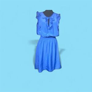 Gap Blue Silk Dress sz M